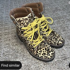 Sam Edelman Animal Print Tamia Ankle boots Size US 7